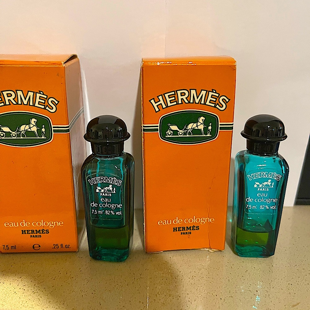 VINTAGE HERMES PERFUME - 2 TOTAL. HERMES BOX INCLUDED, - LUXURY VINTAGE RARE